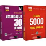 Pegem Akademi Yayıncılık 2026 Kpss Efsane 5000 Tamamı Çözümlü Soru Bankası - 2026 Kpss Vatandaşlık 30 Deneme Çözümlü