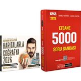 Pegem Akademi Yayıncılık 2026 Kpss Efsane 5000 Tamamı Çözümlü Soru Bankası - 2026 Tüm Adaylar Için Haritalarla Coğrafya