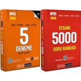 Pegem Akademi Yayıncılık 2026 Kpss Efsane 5000 Tamamı Çözümlü Soru Bankası - Kpss Genel Yetenek Genel Kültür 5 Deneme