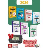 Pegem Akademi Yayıncılık 2026 KPSS Genel Kültür Genel Yetenek Full Soru Bankası Seti Hediyeli!