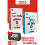 Pegem Akademi Yayıncılık 2026 KPSS Genel Kültür Genel Yetenek Türkçe- Matematik Soru Bankası Seti Hediyeli!