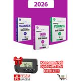 Pegem Akademi Yayıncılık 2026 KPSS Genel Kültür Genel Yetenek Vatandaşlık-Tarih-Coğrafya Soru Bankası Seti Hediyeli!