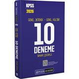 Pegem Akademi Yayıncılık 2026 KPSS Genel Yetenek Genel Kültür 10 Deneme