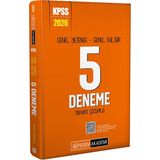 Pegem Akademi Yayıncılık 2026 KPSS Genel Yetenek Genel Kültür 5 Deneme