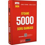 Pegem Akademi Yayıncılık 2026 Kpss Genel Yetenek Genel Kültür Efsane 5000 Tamamı Çözümlü S