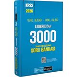 Pegem Akademi Yayıncılık 2026 KPSS Genel Yetenek Genel Kültür Ezberbozan 3000 Soru Bankası