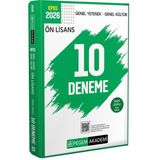 Pegem Akademi Yayıncılık 2026 Kpss Genel Yetenek Genel Kültür Ön Lisans Tamamı Çözümlü 10 Deneme