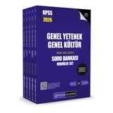 Pegem Akademi Yayıncılık 2026 KPSS Genel Yetenek Genel Kültür Tamamı Çözümlü Soru Bankası Seti - (5 Kitap)