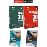 Pegem Akademi Yayıncılık 2026 Kpss Genel Yetenek Türkçe Matematik Geometri 30 Lu Deneme & Paragraf ve Dil Bilgisi Deneme Seti