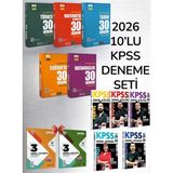 Pegem Akademi Yayıncılık 2026 Kpss Lisans-Ön Lisans Tüm Adaylar Için 10'lu Deneme Seti Yargı ve Pegem 293 Adet Deneme
