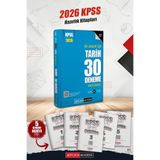 Pegem Akademi Yayıncılık 2026 KPSS Lisans Tarih 30 Deneme Tamamı Video Çözümlü | 5'li Deneme Hediye