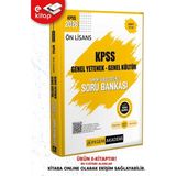 Pegem Akademi Yayıncılık 2026 Kpss Ön Lisans Genel Yetenek Genel Kültür Tamamı Video Çözüm