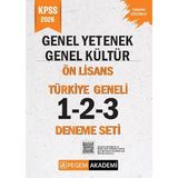 Pegem Akademi Yayıncılık 2026 KPSS Ön Lisans GY GK Türkiye Geneli 1-2-3 Deneme Seti