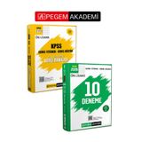Pegem Akademi Yayıncılık 2026 KPSS Ön Lisans Soru Bankası G.Y ve G.K Tamamı Video Çözümlü + 2026 KPSS Genel Yetenek Genel Kültür Ön Lisans Tamamı Çözümlü 10 Deneme Seti