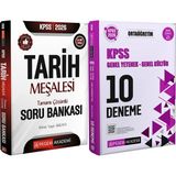 Pegem Akademi Yayıncılık 2026 Kpss Tarih Meşale Si Tamamı Çözümlü Soru Bankası - 2026 Kpss Ortaöğretim Çözümlü 10 Deneme