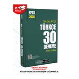 Pegem Akademi Yayıncılık 2026 KPSS Tüm Adaylar İçin Türkçe Tamamı Çözümlü 30 E-Deneme