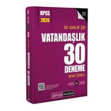 Pegem Akademi Yayıncılık 2026 KPSS Tüm Adaylar İçin Vatandaşlık 30 Deneme Tamamı Çözümlü