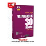 Pegem Akademi Yayıncılık 2026 KPSS Tüm Adaylar İçin Vatandaşlık Tamamı Çözümlü 30 E-Deneme