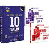 Pegem Akademi Yayıncılık 2026 Kpss Türkçe Matematik Ders Notları - Kpss Genel Yetenek Genel Kültür 10 Deneme