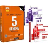 Pegem Akademi Yayıncılık 2026 Kpss Türkçe Matematik Ders Notları - Kpss Genel Yetenek Genel Kültür 5 Deneme