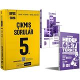 Pegem Akademi Yayıncılık 2026 Kpss Türkçe Soru ve Deneme Seti - 2026 Kpss Çıkmış Sorular 5 Yıl