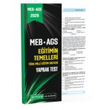 Pegem Akademi Yayıncılık 2026 MEB AGS Eğitimin Temelleri Türk Milli Eğitim Sistemi Yaprak Test