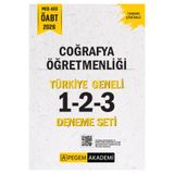 Pegem Akademi Yayıncılık 2026 MEB AGS ÖABT Coğrafya Öğretmenliği Tamamı Çözümlü Türkiye Geneli 1-2-3 (3'lü Deneme Seti)