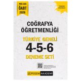 Pegem Akademi Yayıncılık 2026 MEB AGS ÖABT Coğrafya Öğretmenliği Tamamı Çözümlü Türkiye Geneli 4-5-6 (3'lü Deneme Seti)