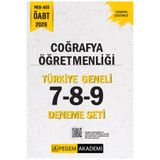 Pegem Akademi Yayıncılık 2026 MEB AGS ÖABT Coğrafya Öğretmenliği Tamamı Çözümlü Türkiye Geneli 7-8-9 (3'lü Deneme Seti)