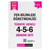 Pegem Akademi Yayıncılık 2026 MEB AGS ÖABT Fen Bilimleri Öğretmenliği Tamamı Çözümlü Türkiye Geneli 4-5-6 (3'lü Deneme Seti)