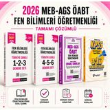 Pegem Akademi Yayıncılık 2026 Meb Ags Öabt Fen Bilimleri Öğretmenliği Tamamı Çözümlü Türkiye Geneli 6 Deneme-Çıkmış Sorular