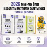Pegem Akademi Yayıncılık 2026 Meb Ags Öabt Ilköğretim Matematik Öğretmenliği Çözümlü Türkiye Geneli 6 Deneme-Çıkmış Sorular
