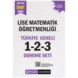 Pegem Akademi Yayıncılık 2026 MEB AGS ÖABT Lise Matematik Öğretmenliği Tamamı Çözümlü Türkiye Geneli 1-2-3 (3'lü Deneme Seti)