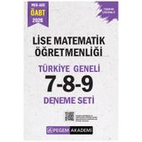 Pegem Akademi Yayıncılık 2026 MEB AGS ÖABT Lise Matematik Öğretmenliği Tamamı Çözümlü Türkiye Geneli 7-8-9 (3'lü Deneme Seti