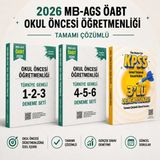 Pegem Akademi Yayıncılık 2026 Meb Ags Öabt Okul Öncesi Öğretmenliği Tamamı Çözümlü Türkiye Geneli 1-2-3-4-5-6 Deneme Seti