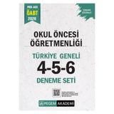 Pegem Akademi Yayıncılık 2026 MEB AGS ÖABT Okul Öncesi Öğretmenliği Tamamı Çözümlü Türkiye Geneli 4-5-6 (3'lü Deneme Seti)