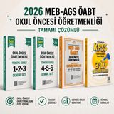Pegem Akademi Yayıncılık 2026 Meb Ags Öabt Okul Öncesi Öğretmenliği Tamamı Çözümlü Türkiye Geneli 6 Deneme-Çıkmış Sorular