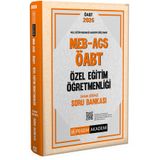 Pegem Akademi Yayıncılık 2026 MEB AGS ÖABT Özel Eğitim Öğretmenliği Tamamı Çözümlü Soru Bankası