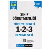 Pegem Akademi Yayıncılık 2026 MEB AGS ÖABT Sınıf Öğretmenliği Tamamı Çözümlü Türkiye Geneli 1-2-3 (3'lü Deneme Seti)