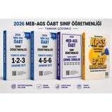 Pegem Akademi Yayıncılık 2026 Meb Ags Öabt Sınıf Öğretmenliği Tamamı Çözümlü Türkiye Geneli 1-2-3-4-5-6 Deneme-Çıkmış Sorular