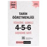 Pegem Akademi Yayıncılık 2026 MEB AGS ÖABT Tarih Öğretmenliği Tamamı Çözümlü Türkiye Geneli 4-5-6 (3'lü Deneme Seti)