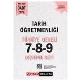 Pegem Akademi Yayıncılık 2026 MEB AGS ÖABT Tarih Öğretmenliği Tamamı Çözümlü Türkiye Geneli 7-8-9 (3'lü Deneme Seti)
