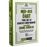 Pegem Akademi Yayıncılık 2026 MEB AGS ÖABT Türk Dili ve Edebiyatı Öğretmenliği Tamamı Çözümlü Çıkmış Sorular