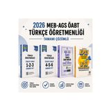 Pegem Akademi Yayıncılık 2026 Meb Ags Öabt Türkçe Öğretmenliği Tamamı Çözümlü Türkiye Geneli 1-2-3-4-5-6deneme-Çıkmış Sorular