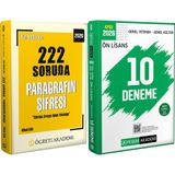 Pegem Akademi Yayıncılık 2026 Tüm Adaylar Için 222 Soruda Paragrafın Şifresi - 2026 Kpss Ön Lisans Çözümlü 10 Deneme