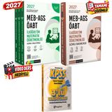 Pegem Akademi Yayıncılık 2027 Meb Ags Öabt Ilköğretim Matematik Video Ders Hediyeli Konu Anlatımı 3kitap-Çözümlü Soru Bankası