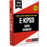 Pegem Akademi Yayıncılık E-KPSS Soru Bankası