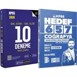 Pegem Akademi Yayıncılık Hedef 657 Coğrafya 18 Deneme - Kpss Genel Yetenek Genel Kültür 10 Deneme
