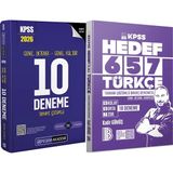 Pegem Akademi Yayıncılık Hedef 657 Türkçe 18 Deneme - Kpss Genel Yetenek Genel Kültür 10 Deneme