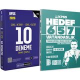 Pegem Akademi Yayıncılık Hedef 657 Vatandaşlık 18 Deneme - Kpss Genel Yetenek Genel Kültür 10 Deneme